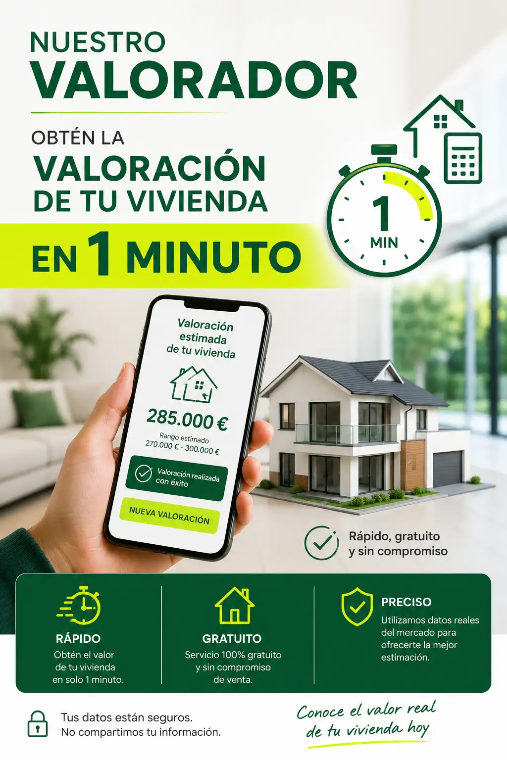 Valoración gratuita vs tasación oficial: diferencias y cuándo necesitas cada una