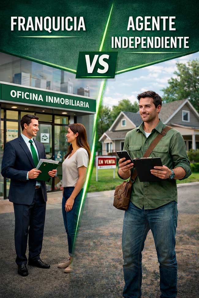 ¿Franquicia inmobiliaria o agencia independiente? Esto es lo que nadie te cuenta antes de decidir