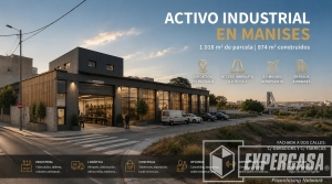 Foto de portada de ACTIVO INDUSTRIAL EN VENTA EN MANISES | 874 m² CONSTRUIDOS SOBRE PARCELA DE 1.018 m²