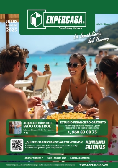 Portada revista Revista Expercasa Julio y Agosto 2025